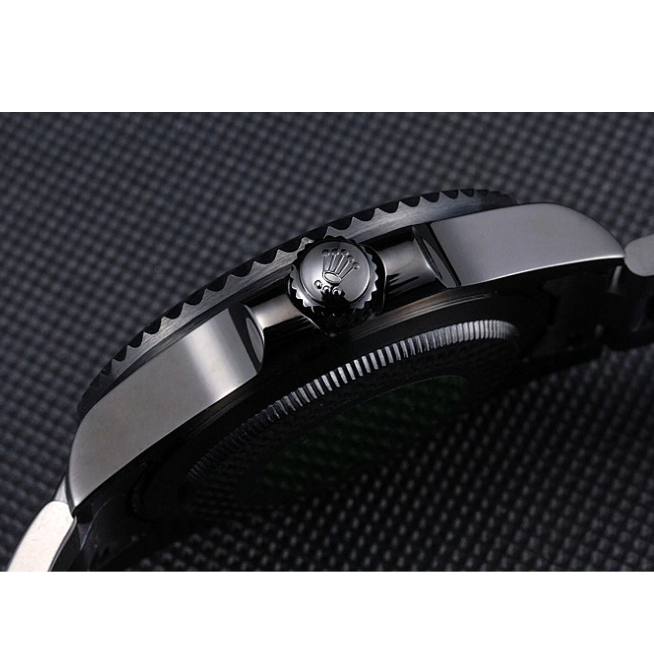 Good copy rolex watches Submariner Black 622007 Ceramic Stealth Rolex 0712
